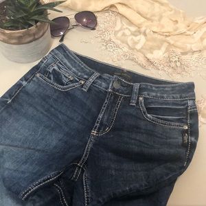 Silver Avery sz28 Skinny Ankle Jeans